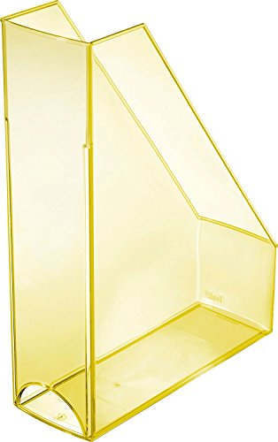 Preisvergleich Produktbild Helit H2361411 - Stehsammler "the tower" DIN A4-C4, gelb transparent