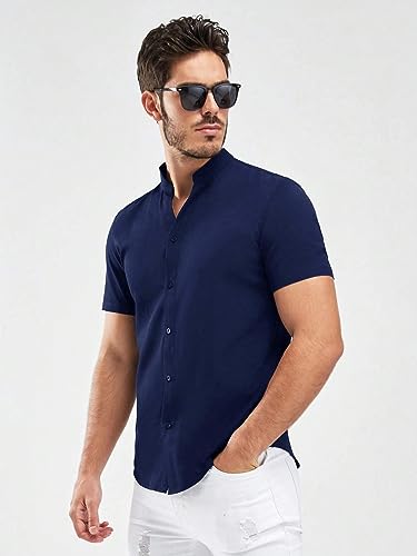 Image of J B Fashion Shirt for Men|| Casual Shirt for Men|| Men Stylish Shirt || Men Printed Shirt(Half-Plain)