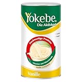 Yokebe - Die Aktivkost - Vanille - Mahlzeitersatz zur Gewichtsabnahme - glutenfrei, laktosefrei und vegetarisch - Diät-Drink mit Proteinen - 500 g = 12 Portionen
