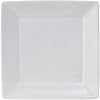 Tuxton China GSP-006 Plate, 10-18 x 10-18, Square, Microwave and Dishwasher Safe, Oven Proof, Fully Vitrified, Santorini, Porcelain White, Pack of 12