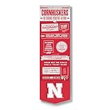 YouTheFan Officially-licensed NCAA Nebraska Cornhuskers 6x19 Top 10 Signs Banner - humorous descriptions - fun sports fan phrases, original design, indoor team wall decor fan gift