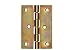 KOTARBAU® Charnières de meubles 80 x 60 mm - 1 pièce - Charnières roulées - Toutes les tailles - Chemin de table - Galvanisé - Charnières de porte - Charnières d'armoire (1, 80 x 60 mm)