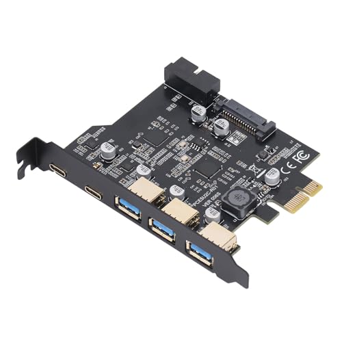 Ouitble Tarjeta de Expansión PCIe a USB 3.2 Gen 1 Adaptador