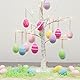 24x Ostereier zum Aufhängen,Bunte Plastik Eier Ostern, Eier Ostern Deko, Plastikeier zum Aufhängen & Dekorieren Kunststoffeier für draußen und innen Osterdeko Deko