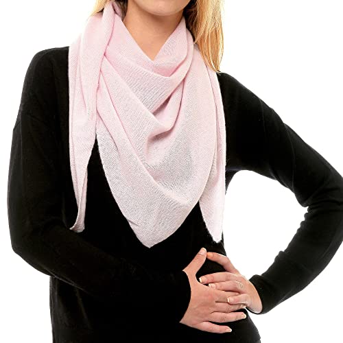 Écharpe Cachemire Anti Froid Triangle Classics Les Poulettes Douceur