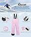 Hiheart Girls Winter Ski Jacket & Pants Set 2-Piece Snowsuit Ombre Pink 4-5