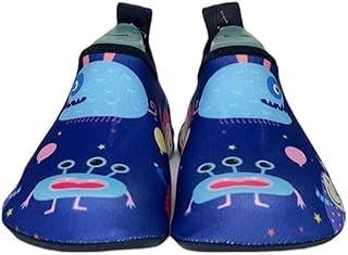 حذاء مائي للأطفال، شرابات شاطئ للأولاد والبنات ملائمة للسباحة سريعة الجفاف ومضادة للانزلاق بألوان متعددة مع رسومات كرتونية