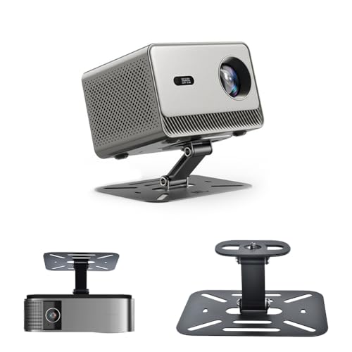 CEWROM Beamer Ständer,360° Drehbar Beamer Halterung,Universal Multi-Winkel mit 1/4 Zoll Schraubschnittstelle Projektor Ständer,Projektor Halterun Stand,Geeignet für Meisten Projektoren (Schwarz)