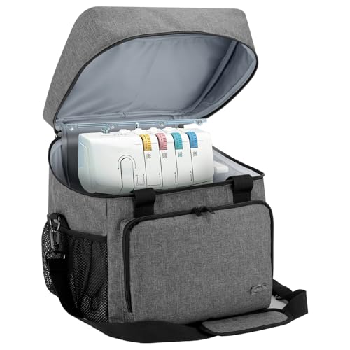 Luxja Bolsa para Remalladora, Maleta para Overlock, Bolsa Traspor...