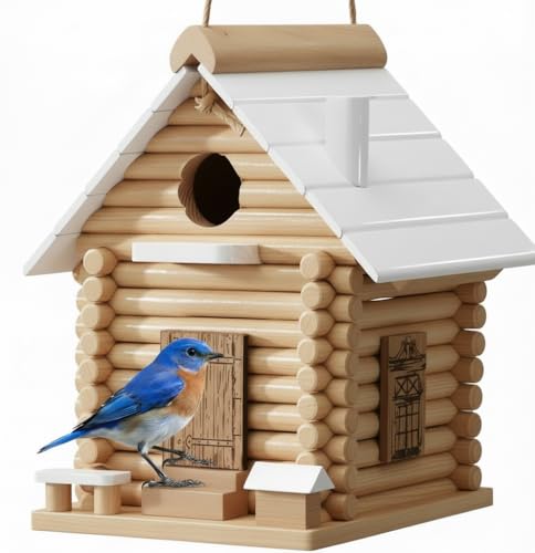 Premium Wooden Lincolnlog Bird House Kit - Birdhouse Kits -