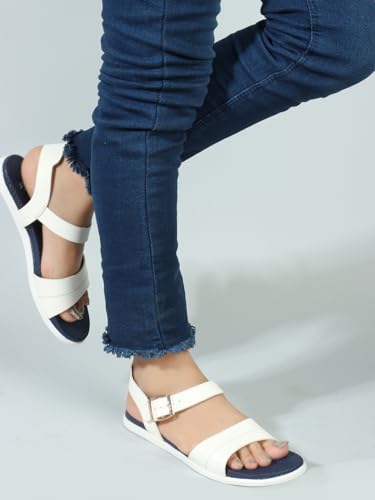 Image of Carlton London women's Lightweight & Comfortable Back Strap Sandals