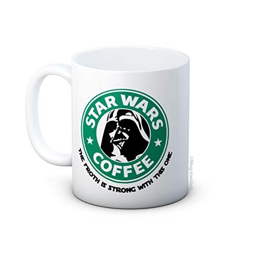Star Wars Parody – The Froth is Strong with This One – roligt skämt keramisk kaffemugg