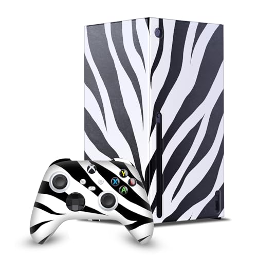Skin Xbox Series X Grace Illustration Zèbre Ensemble de Skins Console et Manettes Head Case Designs