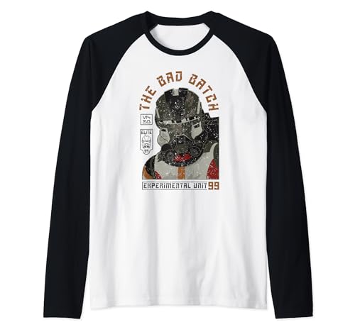 T-shirt Star Wars The Bad Batch style baseball raglan pour fan de la série