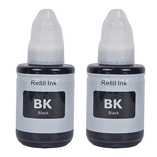 Image of ASV GI 790 Refill Ink Bottle Compatible for Printers G1000, G1010, G1100, G2000, G2010, G2100, G3000, G3010, G3100, G4010 (Black - 2 pcs) (135ml Each)