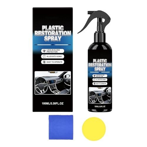 Car Scratch Repair Kit - Car Restorer Black, 100ml Paint Restorer with Protective Finish, Shiny Cars Care Product, Rubber Metal 