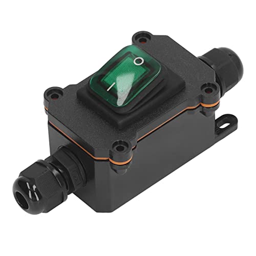 Interruptor de Cabo Inline de Alternância, 4 Interruptor de Alavanca Exterior DC12V do PC da Saída P
