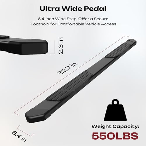 Estribos laterales para Chevy Silverado 2019-2026 6 pulgadas miniatura 5