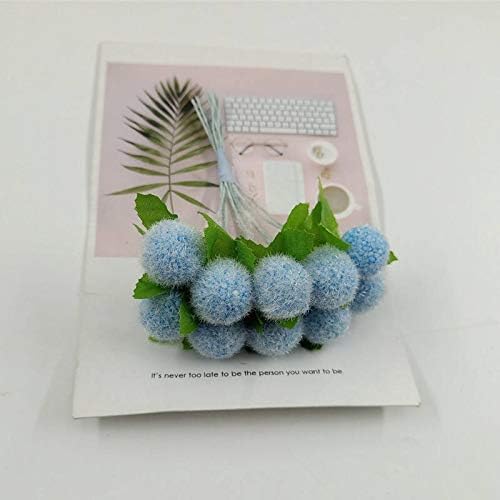 EdricShop - 50 ramos de flores artificiales de simulacao de flores, bolha, decoración del hogar, casamento Do Natal, productos de bricolaje (color