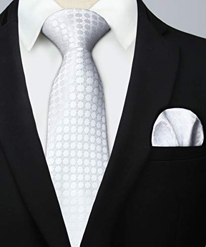 最安値 結婚式 白 ネクタイ セット ビジネス メンズ フォーマル ネクタイ チーフ セット 無地 ネクタイ 白 礼服 メンズ おしゃれ ネクタイ ブランド プレゼント 男性 By ヒスデン Hisdernの価格比較