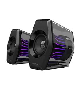 Enceintes PC Gaming 2.0 Edifier G2000 Pro avec Éclairage RGB 270°