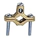 Morris Products Ground Pipe Clamp, 4-1/2 - 6" Water Pipe Range, 2 - 10 Wire Range, 3/8 - 16 Screw Thread, 1-Pack