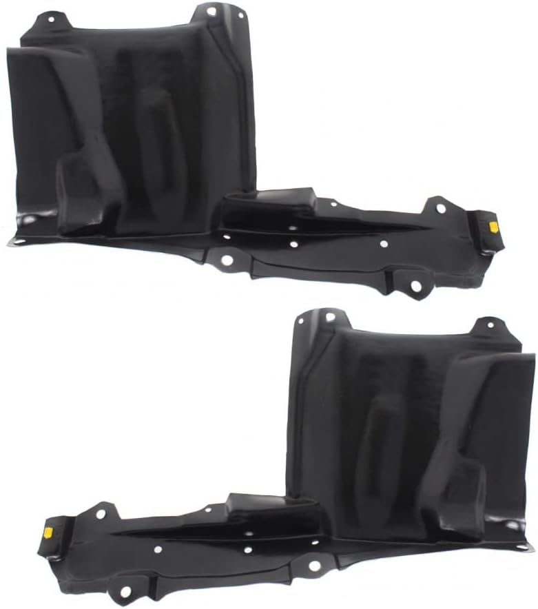 For Toyota Prius Prime Engine Splash Shield 2017 2018 Driver and Passenger Side | Pair | Under Cover | Vacuum Form | Replacement For TO1228226, TO1228225 | 5144447010, 5144347020