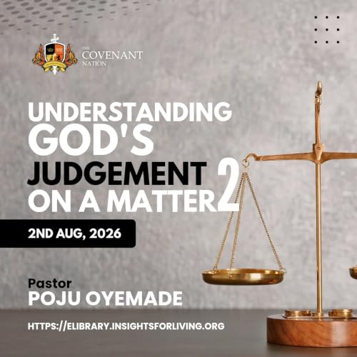 Understanding God's Judgement On A Matter 2