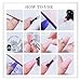 Nail Extension Kit with UV Lamp - 9 Set Sizes (6-26 Pieces) | All-In-One Gel Polish, Tips & Tools for Salon-Quality Nails at Home(Colorful E(6pcs))