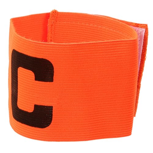 BESPORTBLE Football Captain Armband Wear-Resistant Sports Mark Band for Fluorescent Suitable for Soccer Basketball Hockey Baseball and More