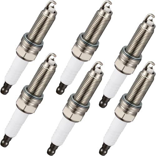 Image of BDFHYK Iridium Spark Plugs Compatible with Honda Accord Crosstour Odyssey Pilot Ridgeline for Acura MDX RDX RL TL TSX ZDX 3.0L 3.5L 3.7L V6 Engine Replacement for 9619, Set of 6