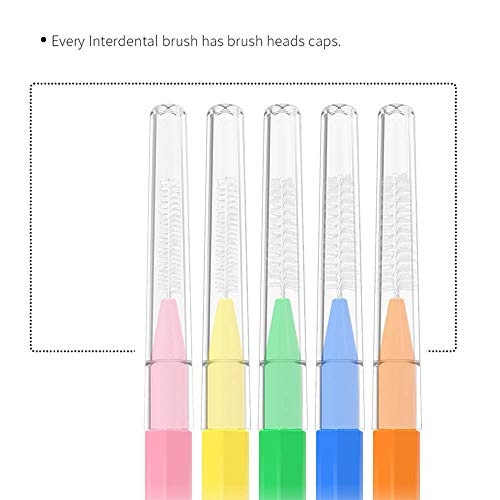 Anself — 60 peças de limpeza interdental de fio dental, limpeza interdental, higiene bucal, escova d