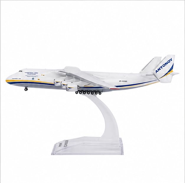 航空機・ヘリコプター herpa 1/400 Antonov AN-225 Mriya Antonov AN-225 Mriya 1:400 Scale Aircraft Model 18 cm with Display