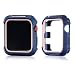 Compatible Apple Watch Bumper Case 38mm, MAIRUI Protector Rugged Cover Guard for Apple Watch Series 3/2/1, iWatch Sport, Edition, Nike+ (Navy&Pink)