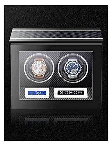 Remontoir pour 2 montres automatique avec télécommande et éclairage LED intégré