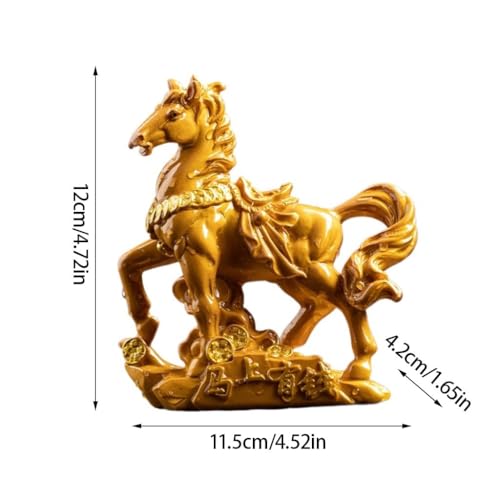 Accessoires Maison Plateau À Thé avec Figurine Cheval Animaux - 3