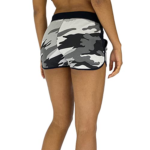 Shortinho Feminino Moletom MXD Conceito Curtinho Shorts Academia Passeio Treino Lazer Conforto (G, O