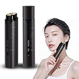 Ni Zmir 美顔器 高周波美顔器 多機能美顔器【最新平型電極ヘッド EMS微電流 RF温熱 超音波振動】RF美顔器 1台多役 3段階レベル 美容器 イオン導入 LED ヘッドIPX7防水 3種類モード 赤青色フォトLED 自宅用 目元ケア 肌ケア 口元ケアクリーニング 日本語取扱説明書付き Type-C充電 男女兼用 ギフト