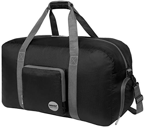 Foldable Duffle Bag 100L, Super Lightweight Travel Duffel for Luggage Sports Gym Water Resistant Nylon by WANDF