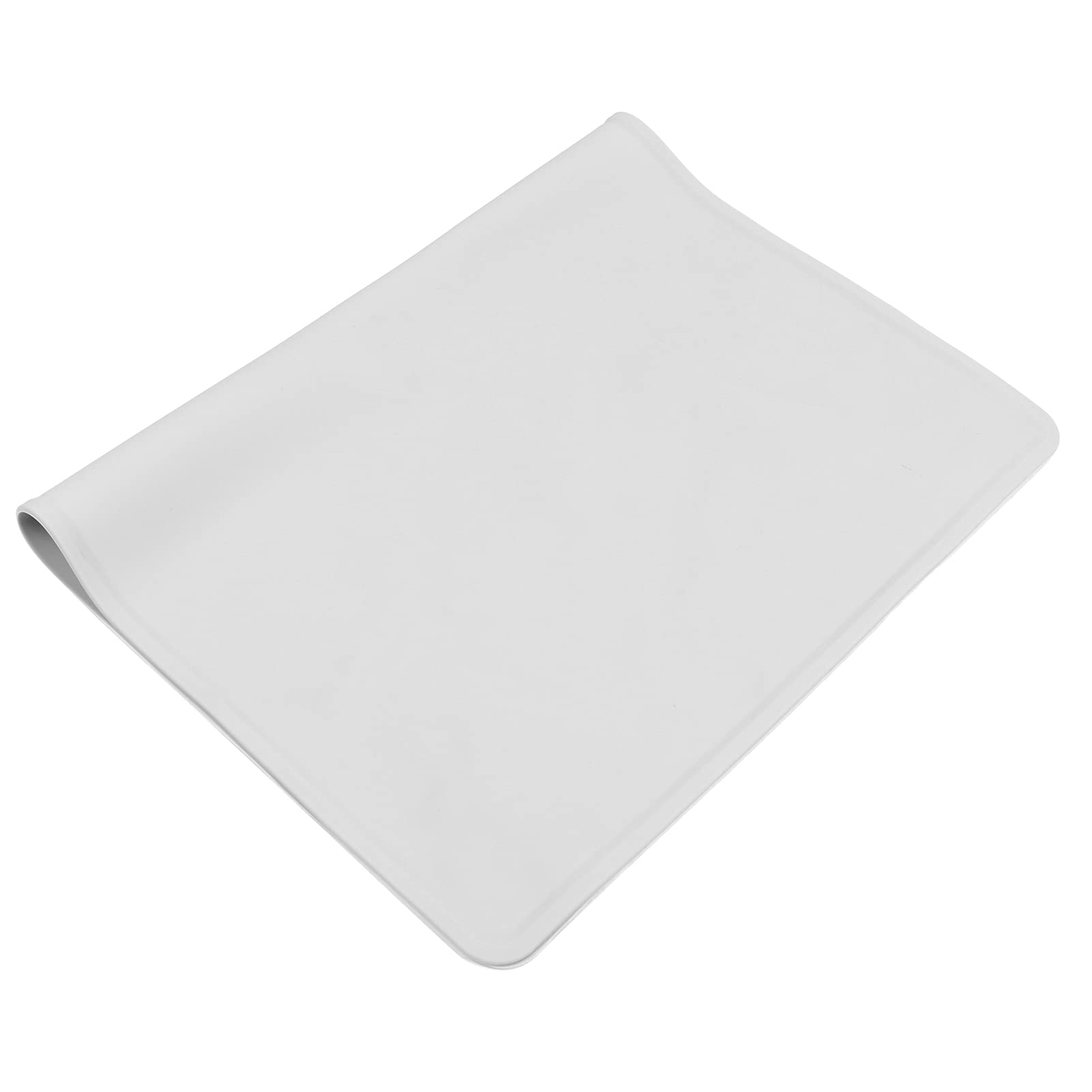 Tappetino impermeabile da cucina, resistente al calore, tappetino in silicone oversize per la casa, antiscivolo, per tavolo da pranzo, tovaglietta, tinta unita, nero, 40 x 50 cm