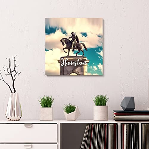 Affiche de décoration d'intérieur encadrée Texas rustique