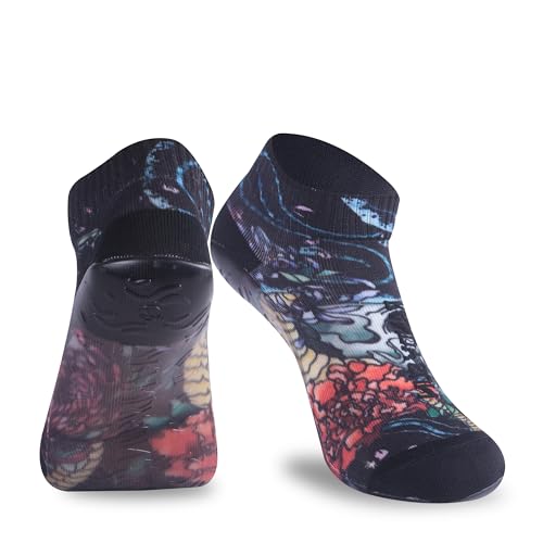 Image of RANDY SUN Barefoot Quick-Dry Sand Beach Socks, Breathable Seamless Yoga Sock With TPE Sole