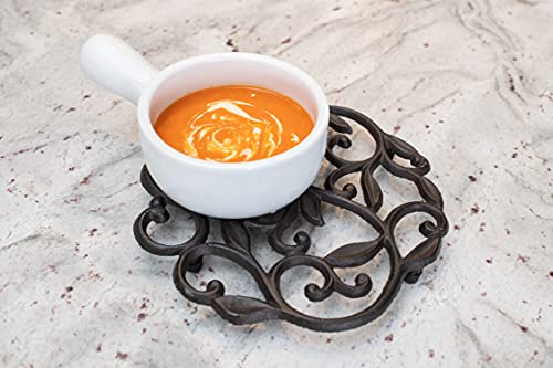 Gasaré TRIVET - VINE PLANT DESIGN - CAST IRON Cast Iron Trivet For Pots thumb #4