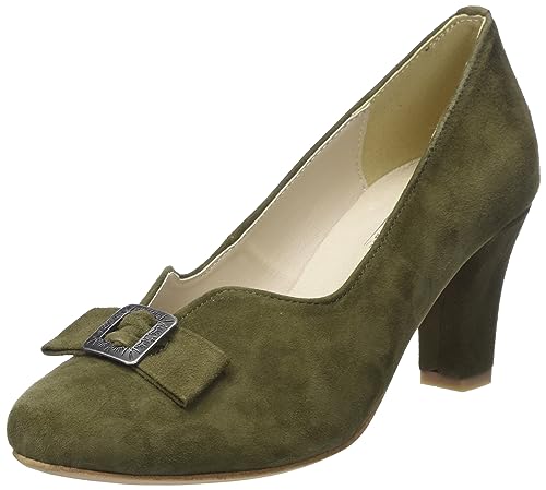 Hirschkogel Damen Pumps, Khaki, 38 EU