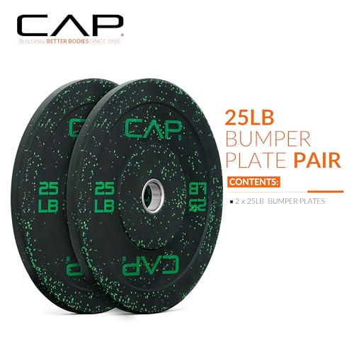 Image of CAP Barbell Rubber Olympic Bumper Plate | Multiple Options /Colors