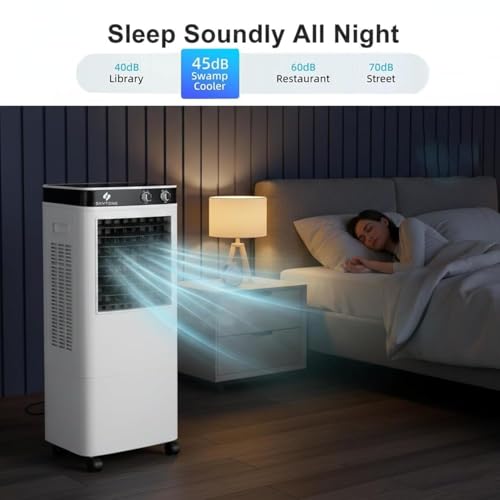 Image of SKYTONE Cooler For Room with 36L Capacity And 30 Ft Powerful Air Throw | High Speed Fan | Inverter Compatible | Energy Efficient Rooms Cooler for Bedroom, Living Room & Office Use