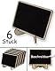HOMETOOLS.EU® - 6x Klassische Tisch Holz-Tafel Mini Namens-Schild beschreibbar, Buffet, Party, Feier, Hochzeit, Deko, Vintage Landhaus, Tafel, 6er Set