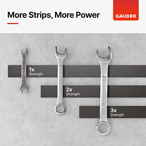 Gauder Strong Magnetic Tape Self Adhesive (10 Feet Long X 0.6 Inch Wide) | Magnetic Strips With Adhesive Backing | Magnet Roll #TOP3