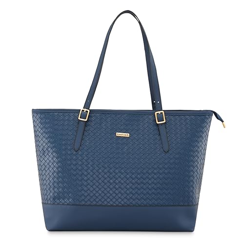 Fastrack Textured Dark Blue Tote Bag For Women (B0CYQ63KYH) Amazon Price History, Amazon Price Tracker