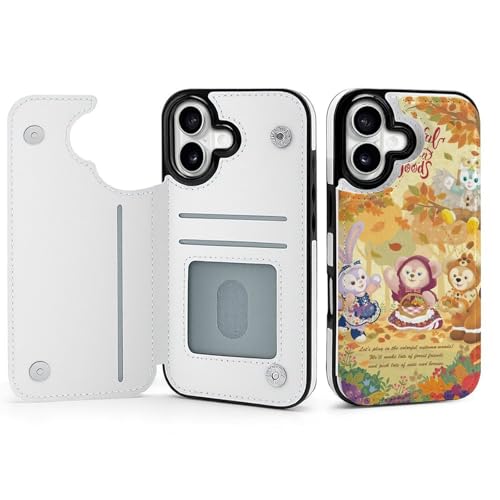 �f�B�Y�j�[ �_�b�t�B�[���t�����Y IPhone17 �Ή� �P�[�X �蒠�^ �����ӂ���17 Air �P�[�X �J�[�h���[ �X�^���h�@�\ �X�}�z�P�[�X �A�C�t�H��17 Pro ��phone17 �J�o�[ ����PU���U�[ �X�}�z�J�o�[ ������� �S�ʕی� �ϏՌ� �y